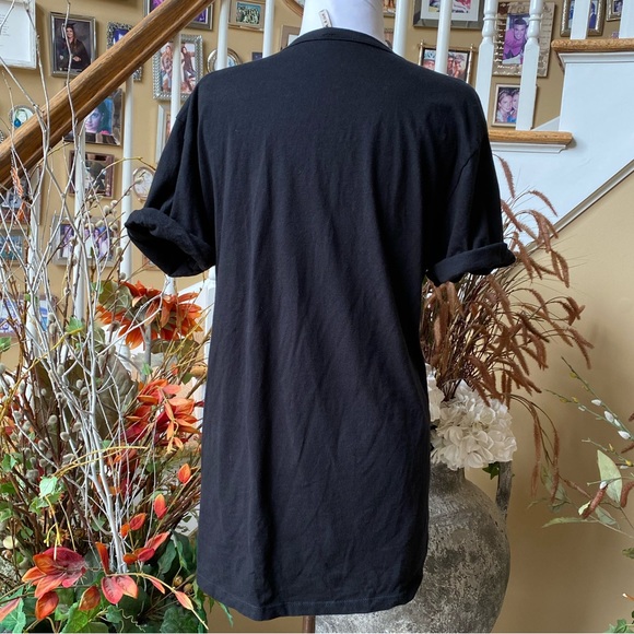 Emma & Sam XS Black Lace Up Front Tunic/Short Dress - Picture 3 of 5